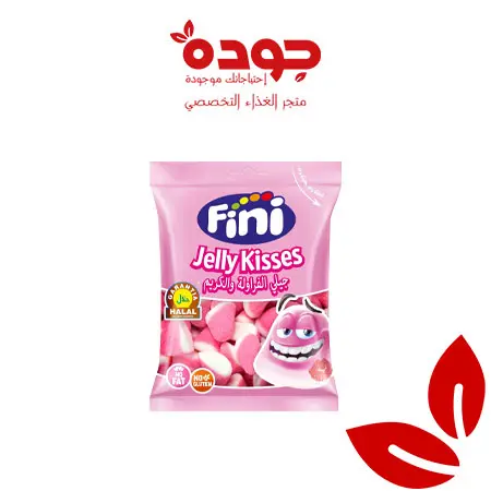 حلوى جيلي الفراوله والكريم